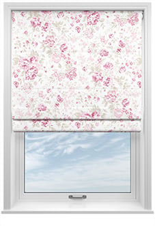 Shabby Chic by Rachel Ashwell Romantic Rose, Pink - Twist&Fit Roman Blind